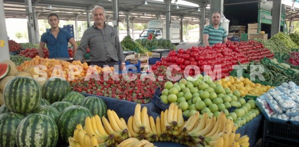 SAPANCA CUMA PAZARI 24 MAYIS TARİHLİ SEBZE VE MEYVE FİYATLARI