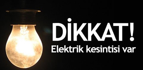 KIRKPINAR'DA ELEKTRİK KESİNTİSİ