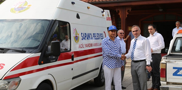 SAPANCA HASTA NAKİL AMBULANSINA KAVUŞTU