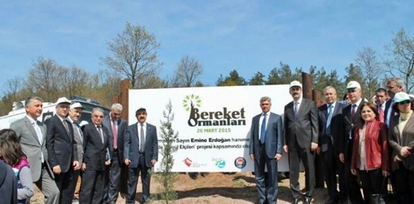 AZCAN BEREKET ORMANI PROJESİNE KATILDI