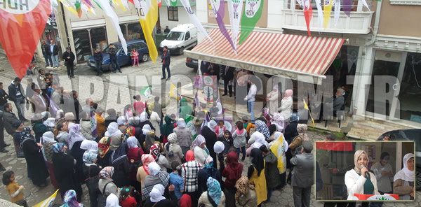 HDP SAPANCA  SEÇİM BÜROSUNU AÇTI