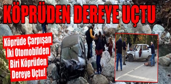 SAPANCA'DA FECİ KAZA! KÖPRÜDEN DEREYE UÇTU