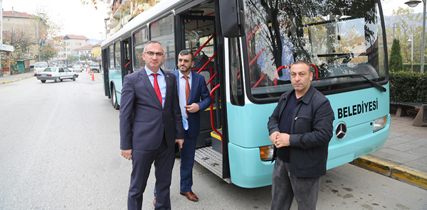 İSTANBUL’DAN BELEDİYEYE HİBE OTOBÜS