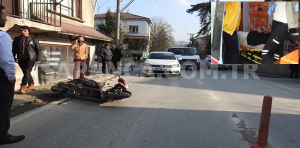 SAPANCA’DA MEYDANA GELEN TRAFİK KAZASINDA ADEM TOPLU YARALANDI