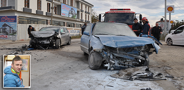 BAŞKAN BALKAYA TRAFİK KAZASI GEÇİRDİ