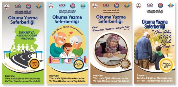 SAPANCA'DA OKUMA-YAZMA SEFERBERLİĞİ