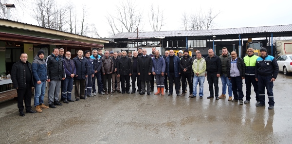 BAŞKAN FEN İŞLERİ MÜDÜRLÜĞÜ'NDE