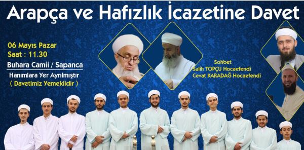 HAFIZLIK VE ARAPÇA İCAZETİNE DAVET