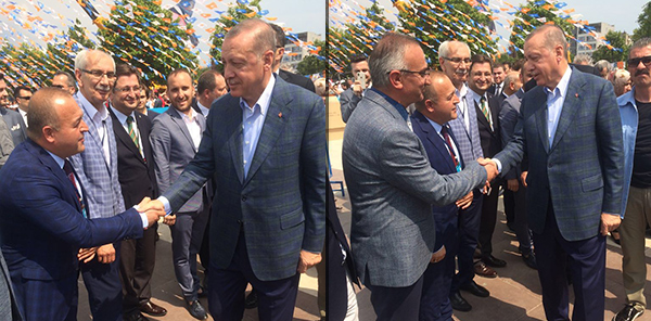 ERDOĞAN'DAN SAPANCA'YA SELAM GELDİ