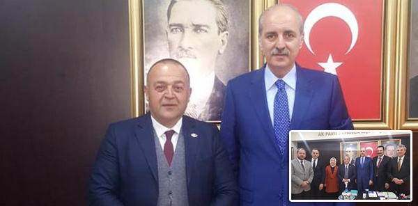 KURTULMUŞ'TAN BAŞKAN GÜMÜŞEL'E ZİYARET