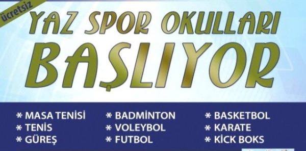 YAZ SPOR OKULLARI BAŞLIYOR