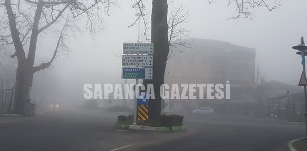 SAPANCA'DA GÜNE YOĞUN SİSLE UYANDIK