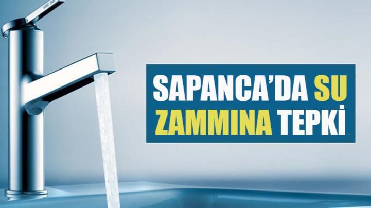 SAPANCA'DA SU ZAMMINA TEPKİ YAĞIYOR