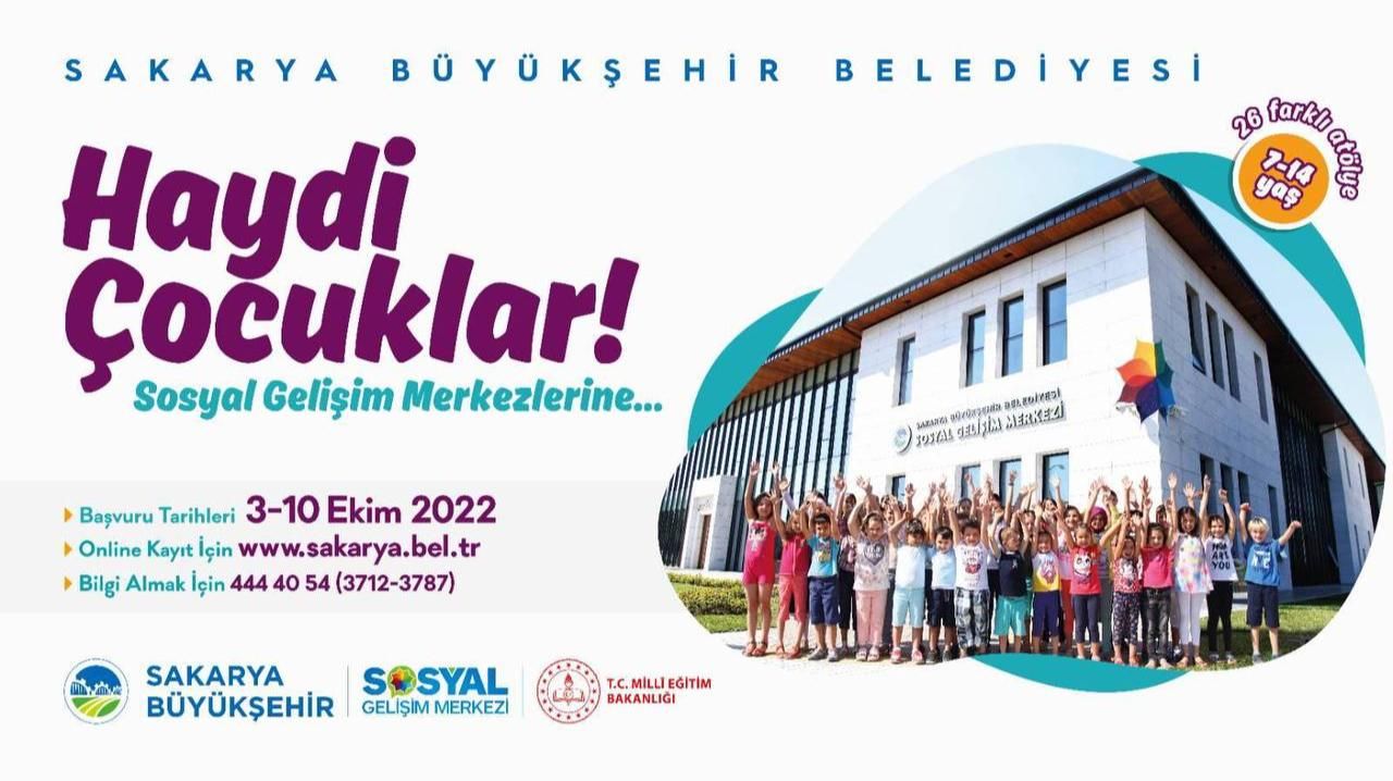 SAPANCA SOSYAL GELİŞİM MERKEZLERİNDE KAYITLAR BAŞLADI