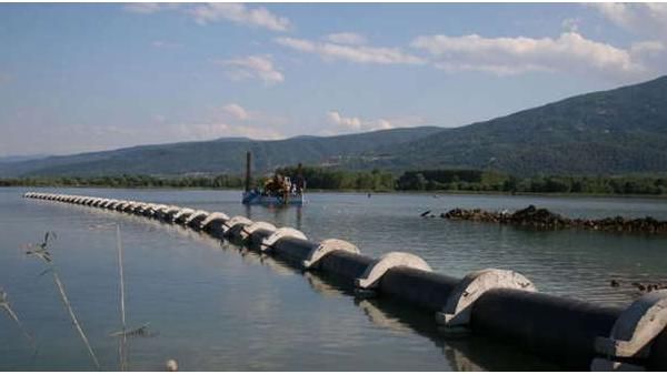 KOCAELİ SAPANCA GÖLÜ'NDEN SU ALINMAYA BAŞLADI