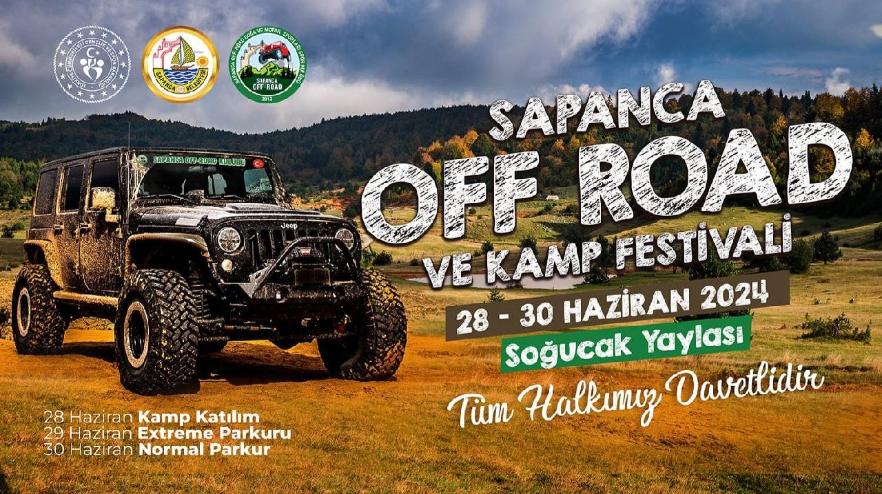 SAPANCA OFF-ROAD VE KAMP FESTİVALİ BAŞLIYOR!