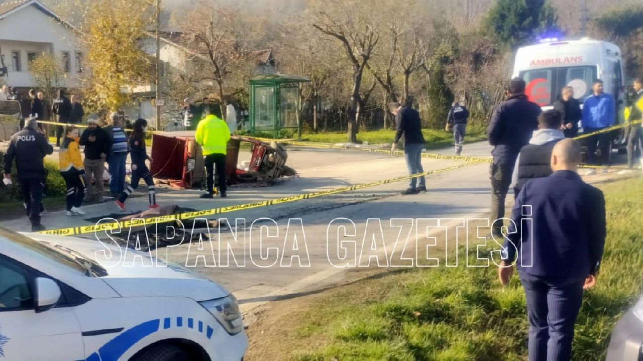 SAPANCA'DA FECİ KAZA: 1 ÖLÜ, 1 AĞIR YARALI