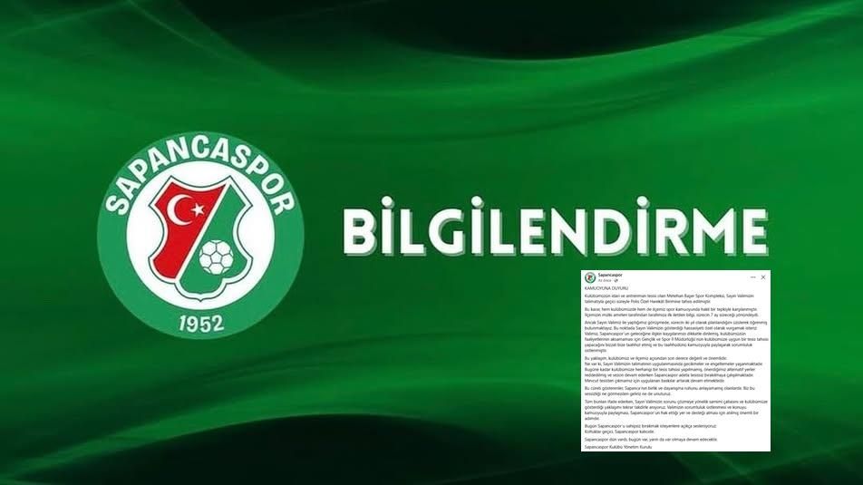 SAPANCASPOR; KOLTUKLAR GEÇİCİ, SAPANCASPOR KALICIDIR!