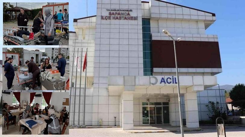 SAPANCA İLÇE HASTANESİNDE HEYECAN DOLU ANLAR