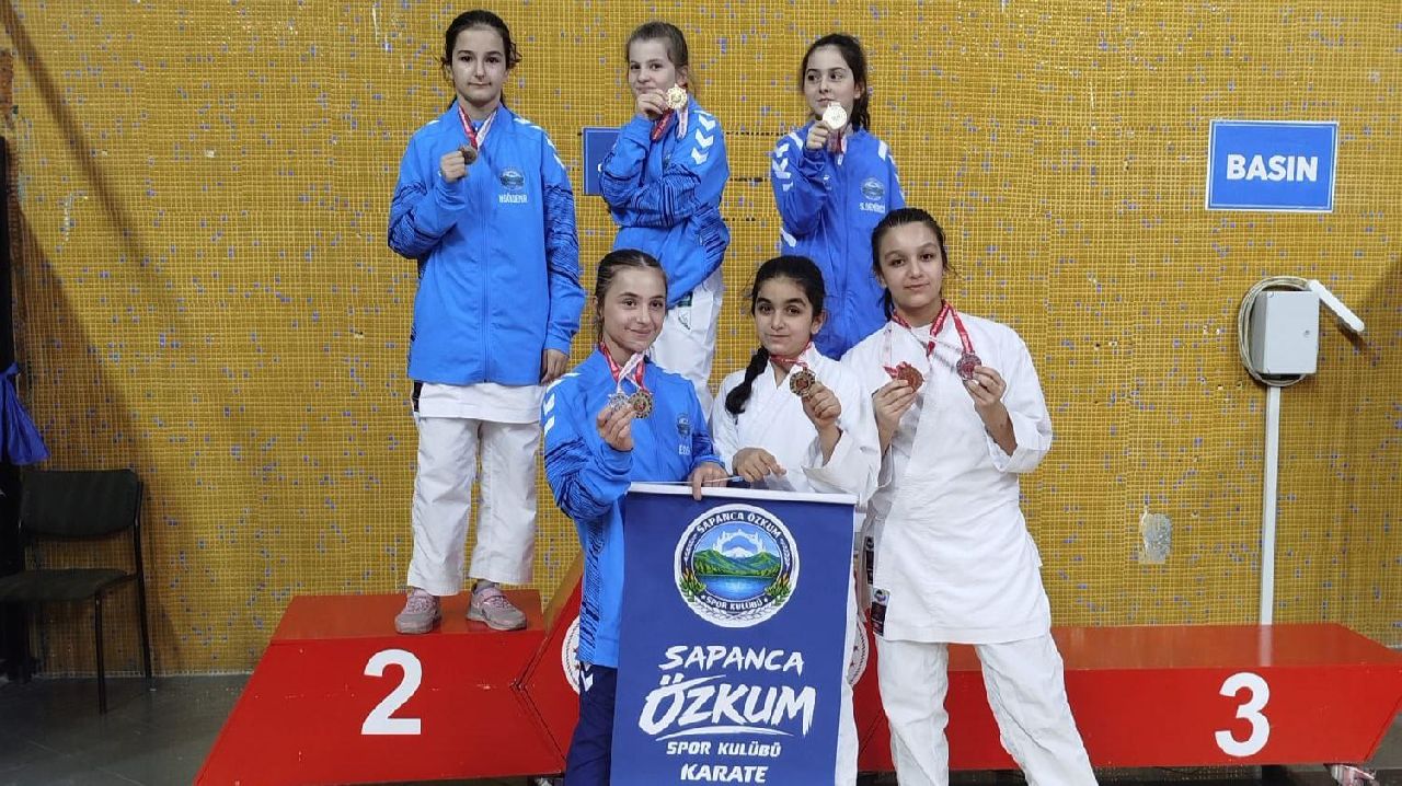 SAPANCA ÖZKUM'DAN İL SEÇMELERİNDE 8 MADALYA